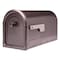 Architectural Mailboxes Architectural Mailboxes Roxbury Post Mount Galvanized Steel Post Mount Rubbed Bronze Mailbox 7900-5RZ-CG-10 - alternate 1